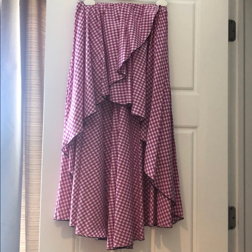 Caroline Constas Adelle Cotton Gingham Ski…